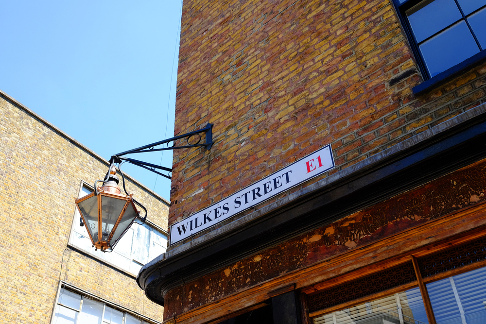 Wilkes Street London Sign