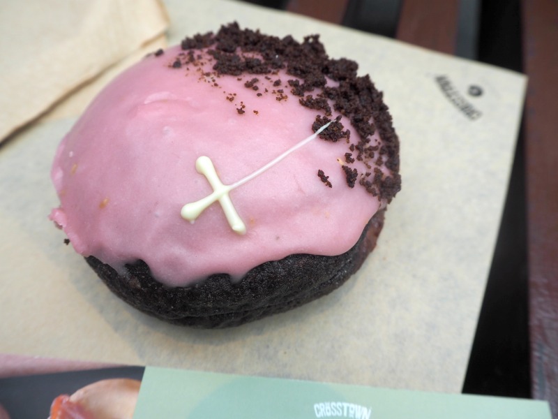 Crosstown Doughnuts Rhubarb & Raspberry