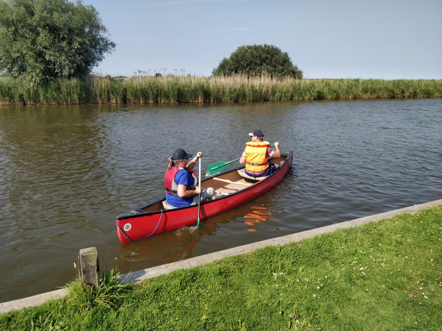 Canoe on the Norfolk Broads