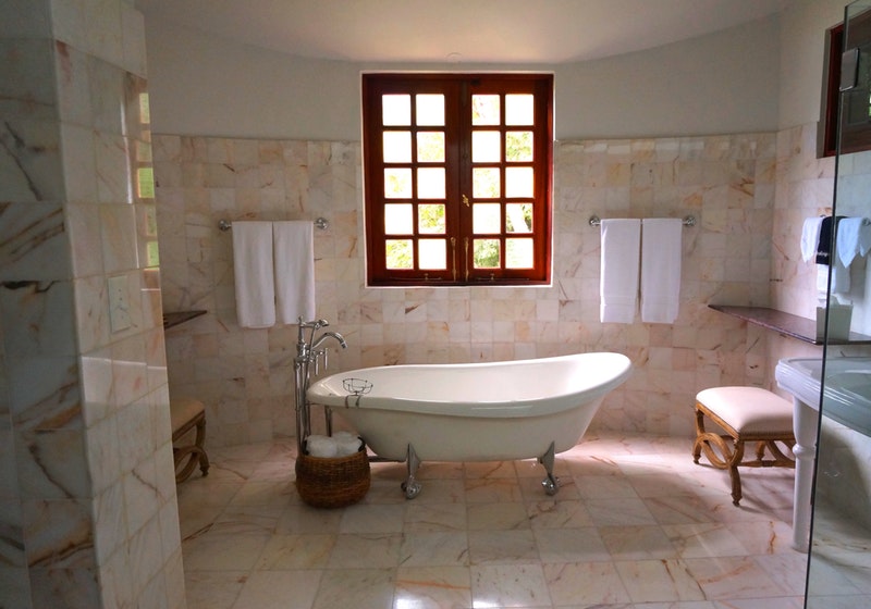 a beautiful modern bathroom