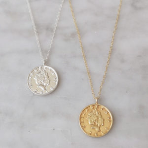 Sederhana Jewellery lucky penny necklace