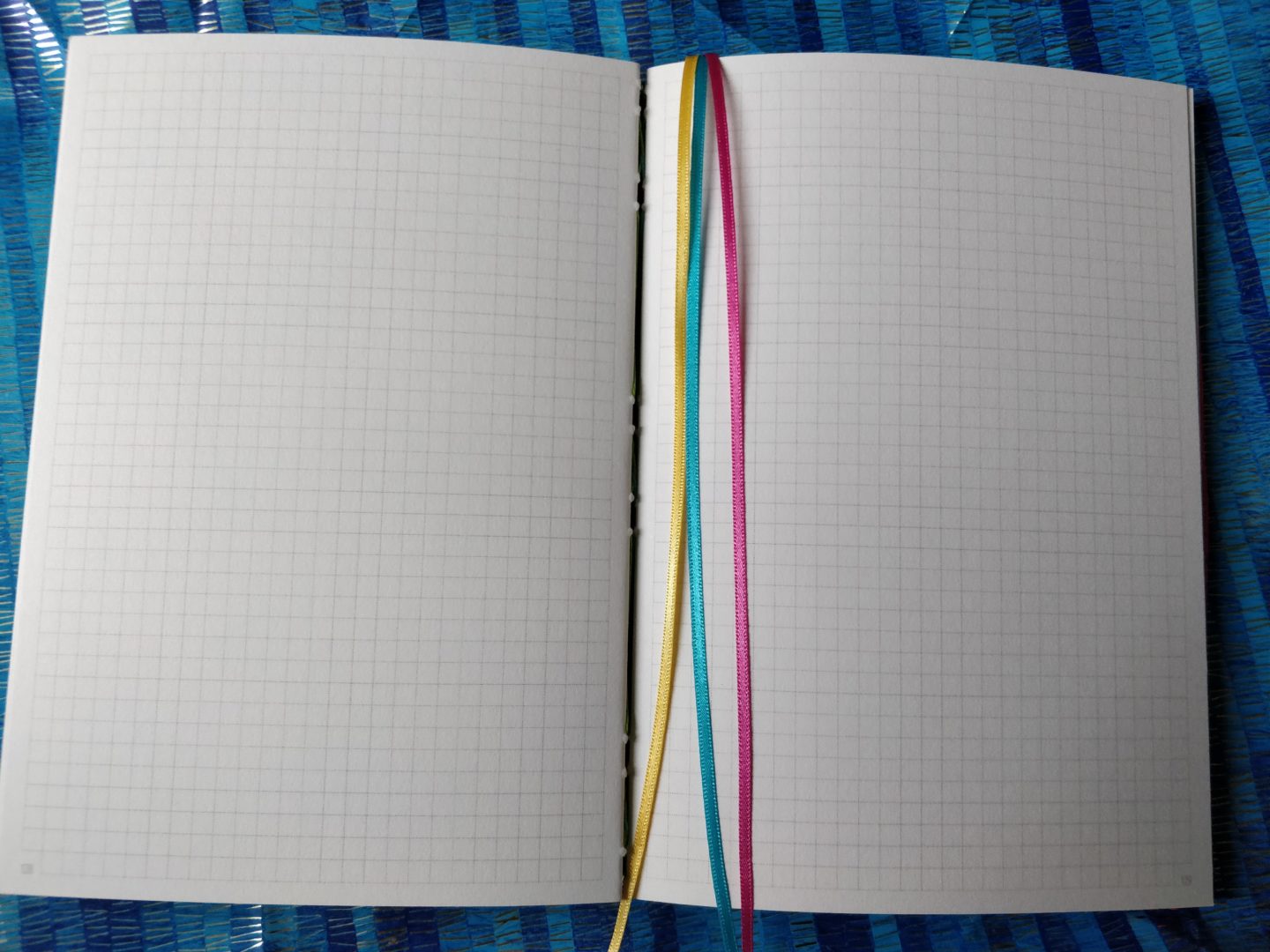 Avalon Rainbow Notebook from The Citrus Book Bindery inside