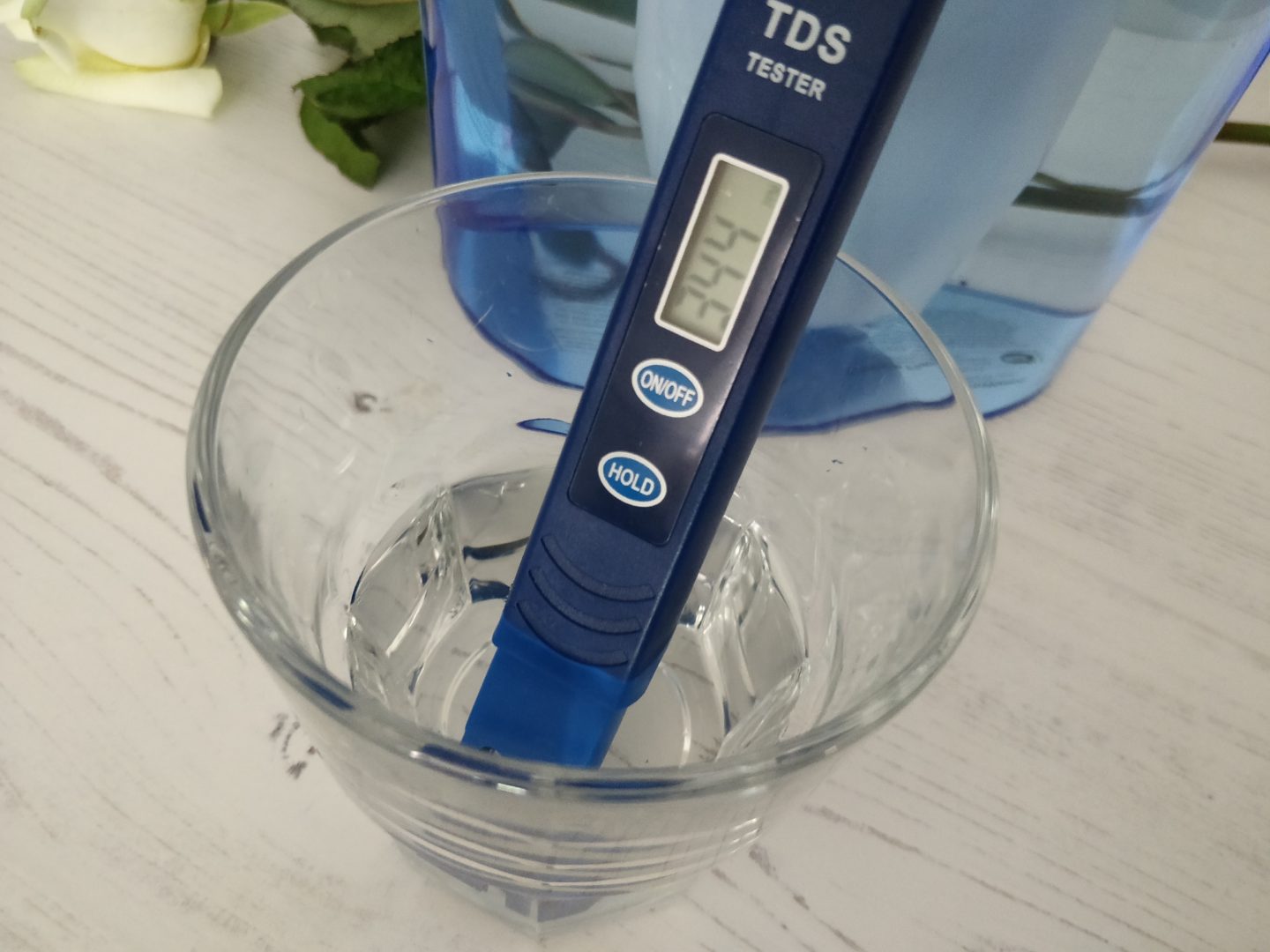 ZeroWater Filter TDS quality meter measure before filtering