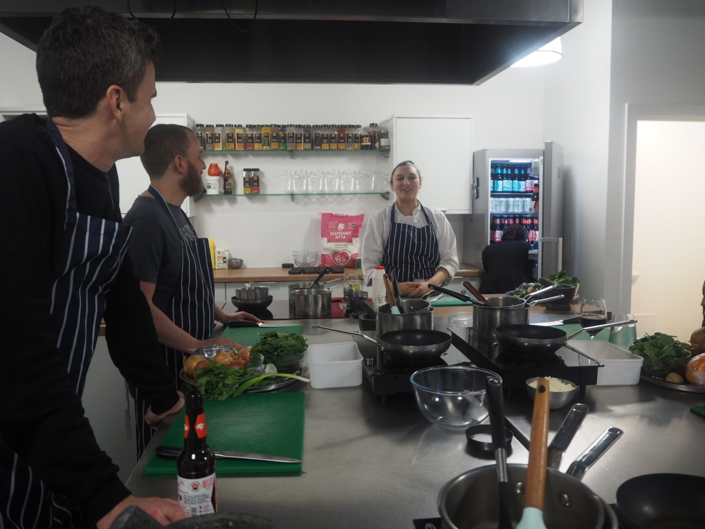 Our Kitchen and Chef at Jenius Social Cookery Class