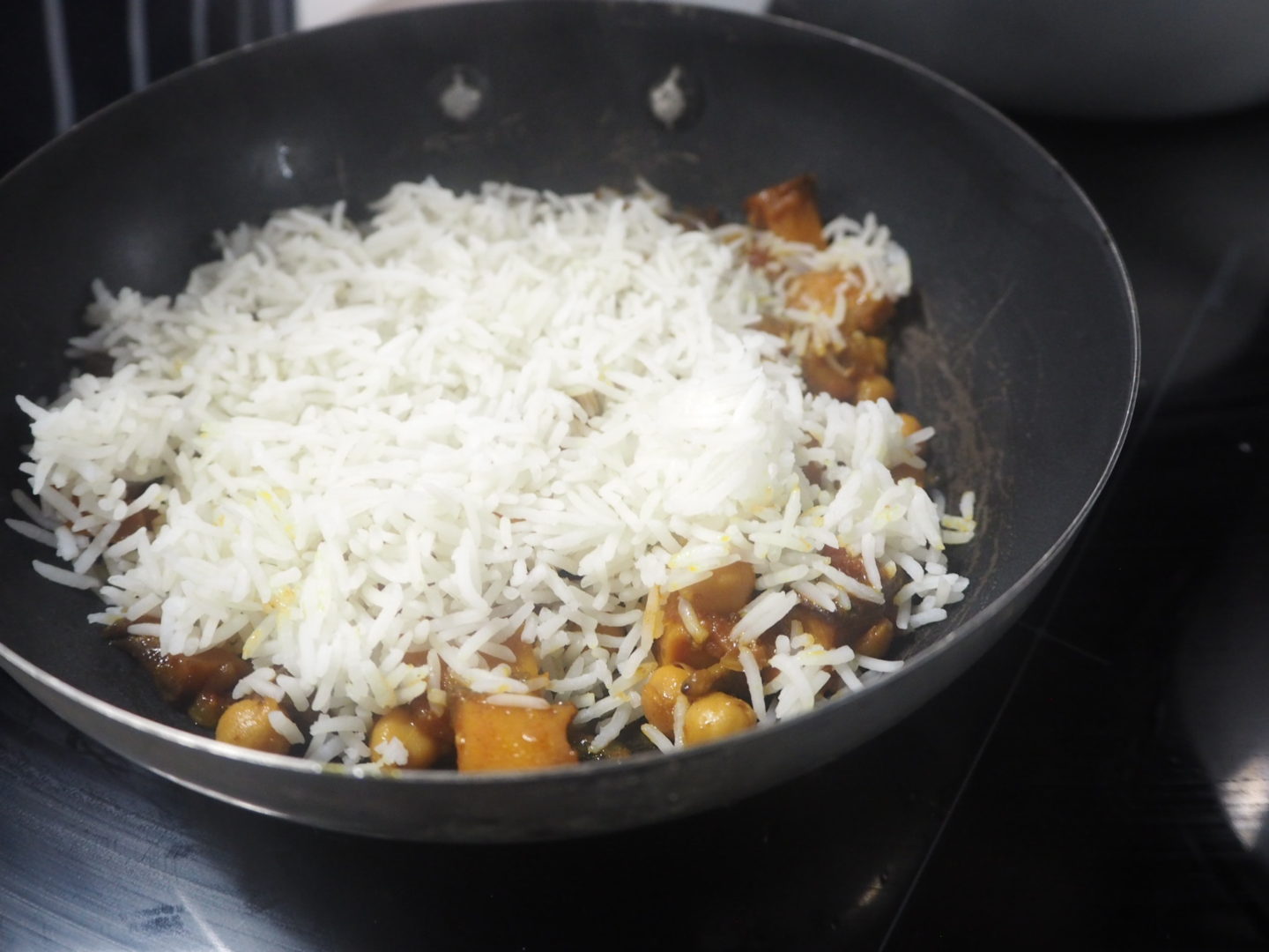 Building the Spiced Vegetable Biryani