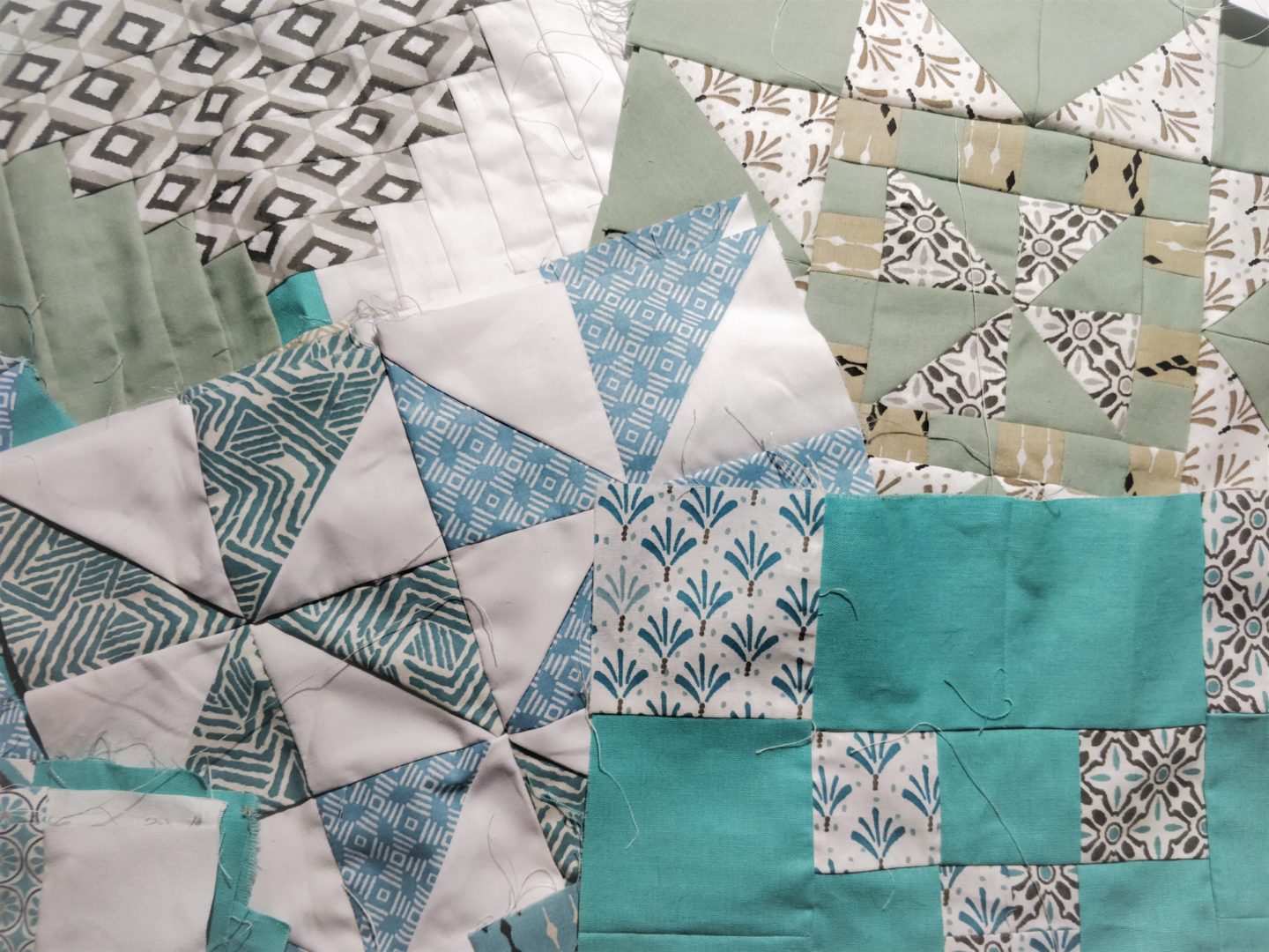 Stack of Sampler Quilt Block Designs