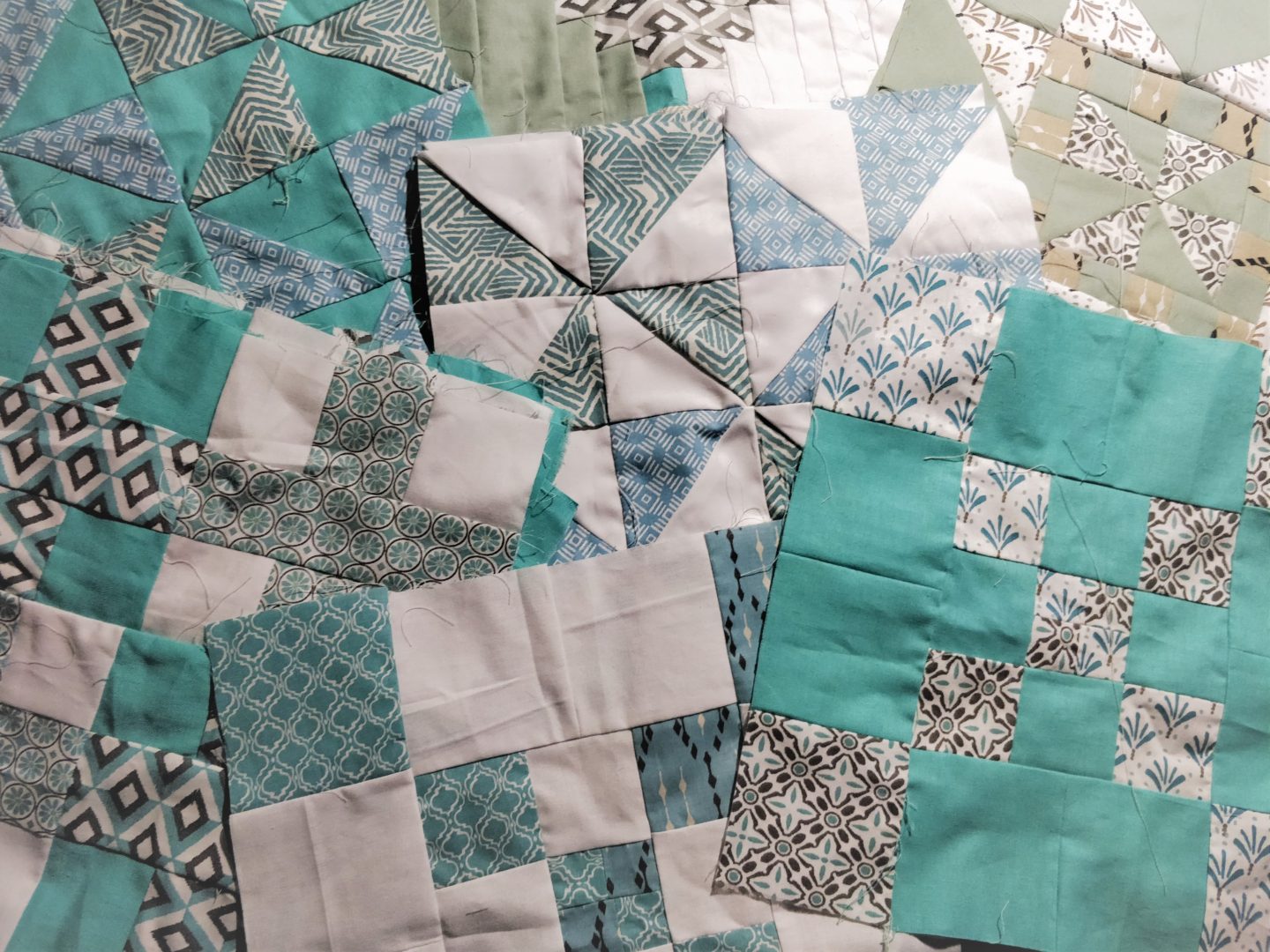 Stack of Sampler Quilt Block Designs