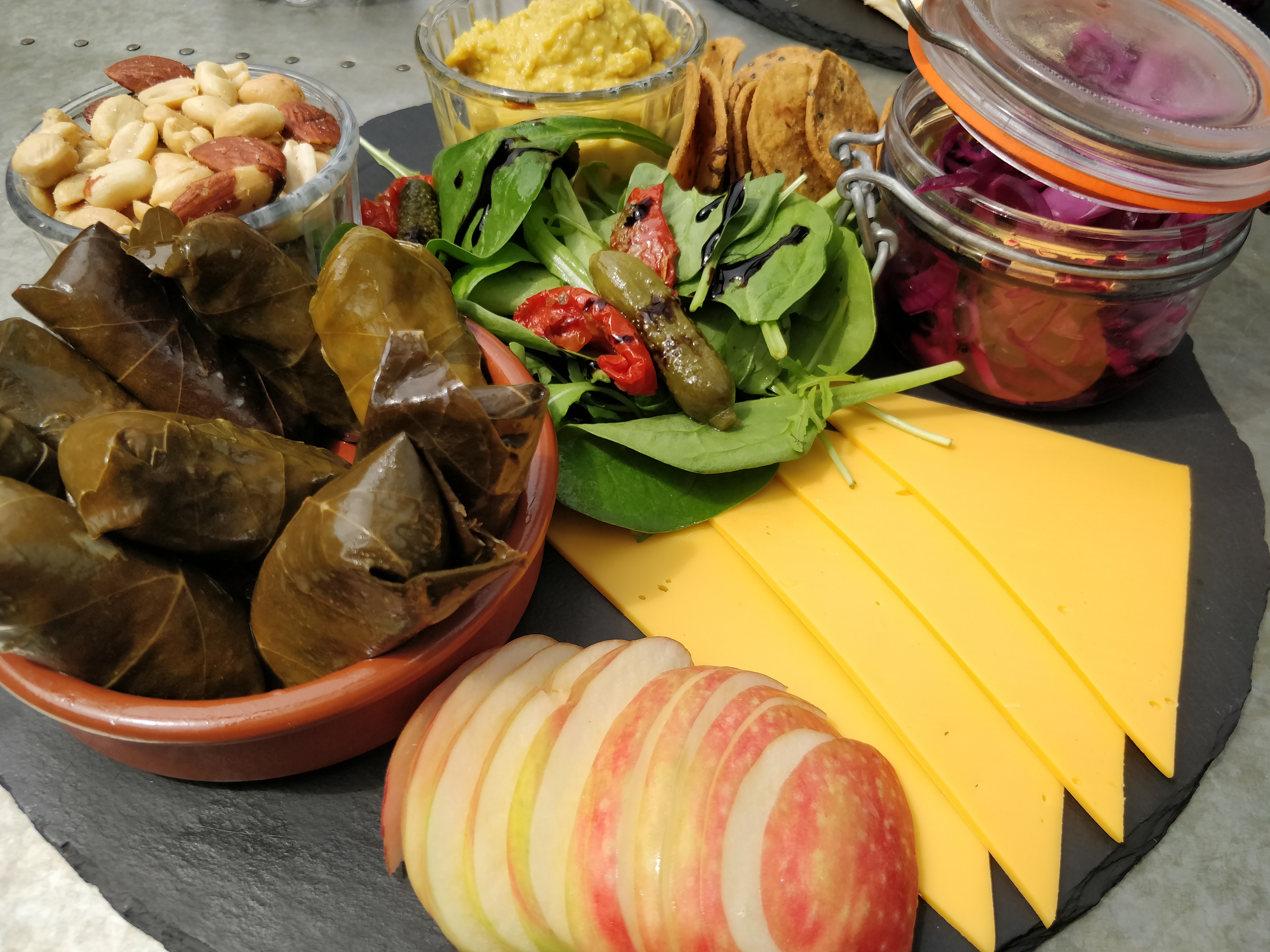 vegan platter The Mount Vineyard Shoreham